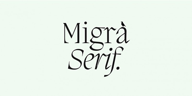 Migra font