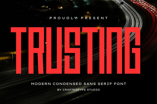 Trusting Font