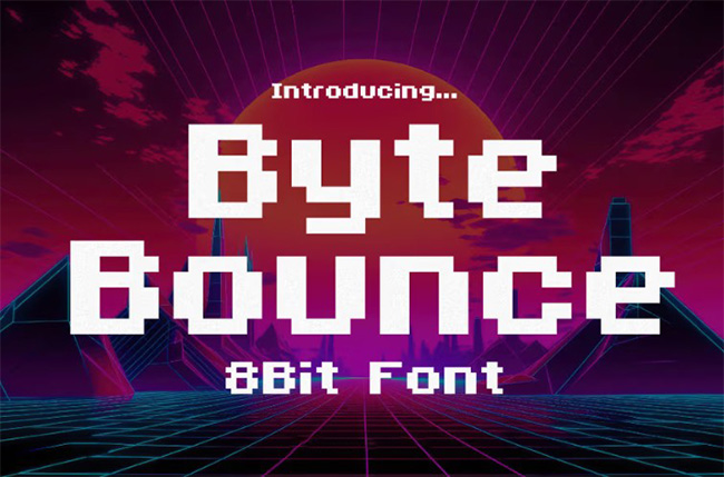 ByteBounce Font