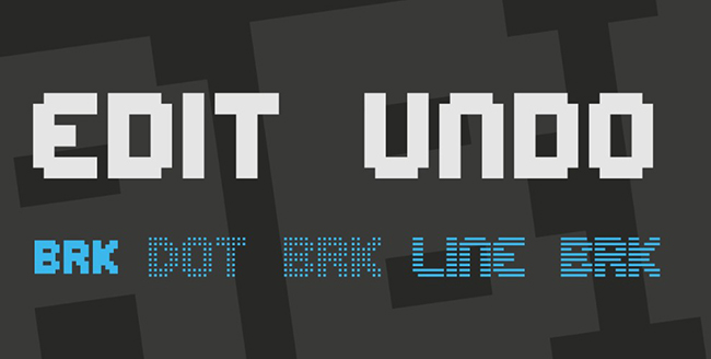 Edit Undo Font Family