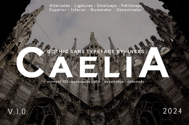 Caelia Demo Font Family