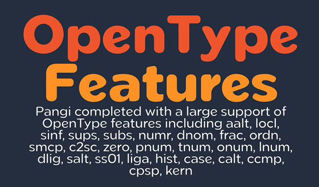 Pangi Font Family