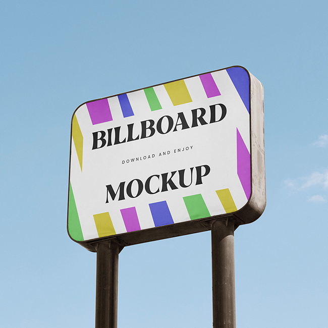 Rectangle Billboard Mockup