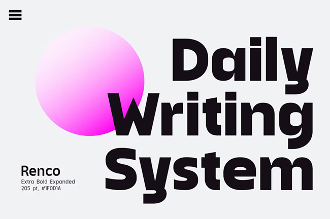 Renco Font Family