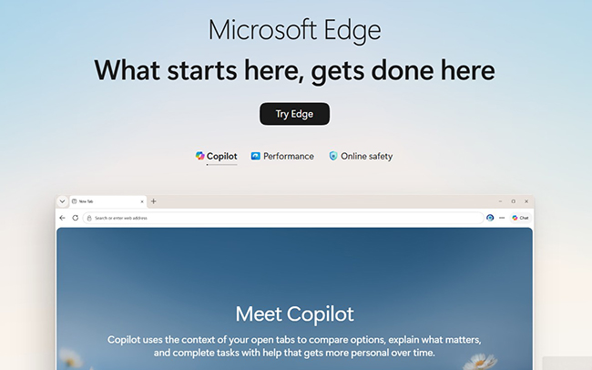 Microsoft Edge with Copilot