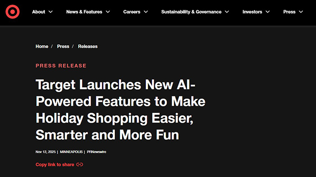 Target AI Shopping Experiences