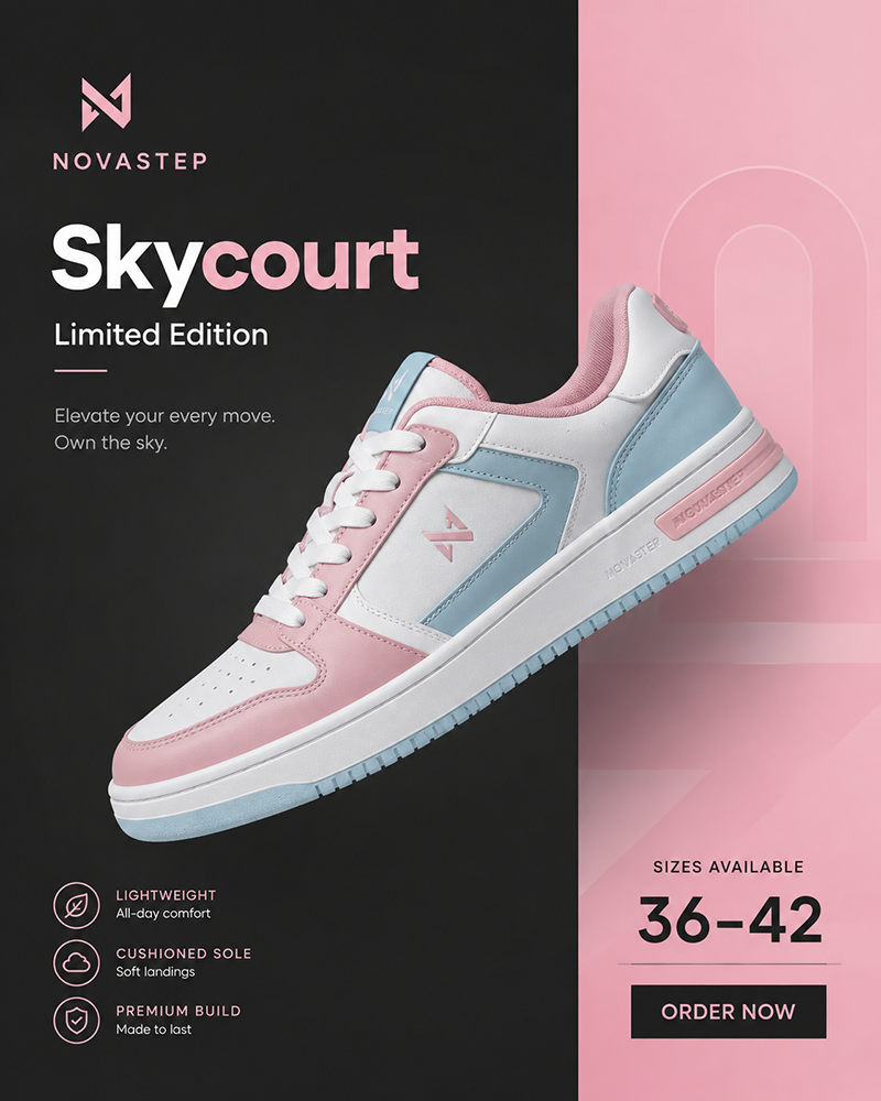 NovaStep sneaker advertising campaign