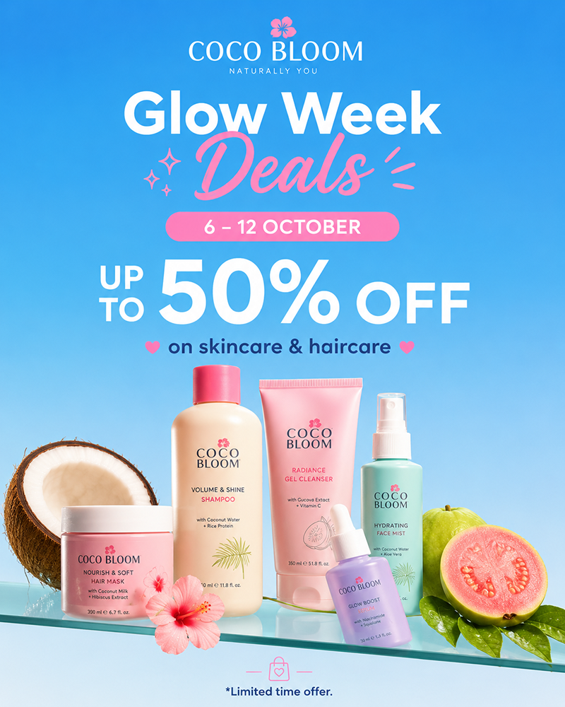 Coco Bloom beauty sale advertising campaign