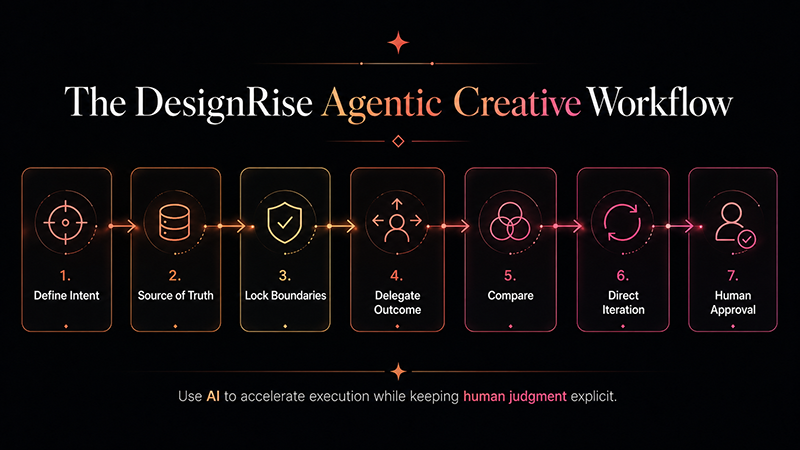 The DesignRise Agentic Creative Workflow