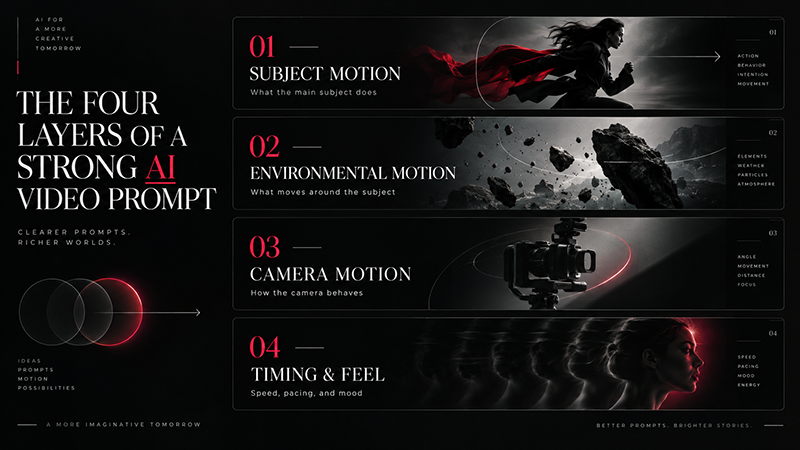 AI video camera movements locked, push-in, pull-back, pan, orbit and tracking