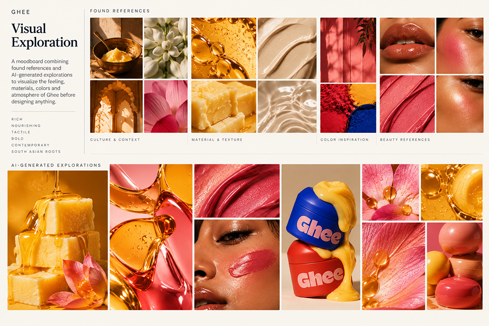 AI-assisted moodboard