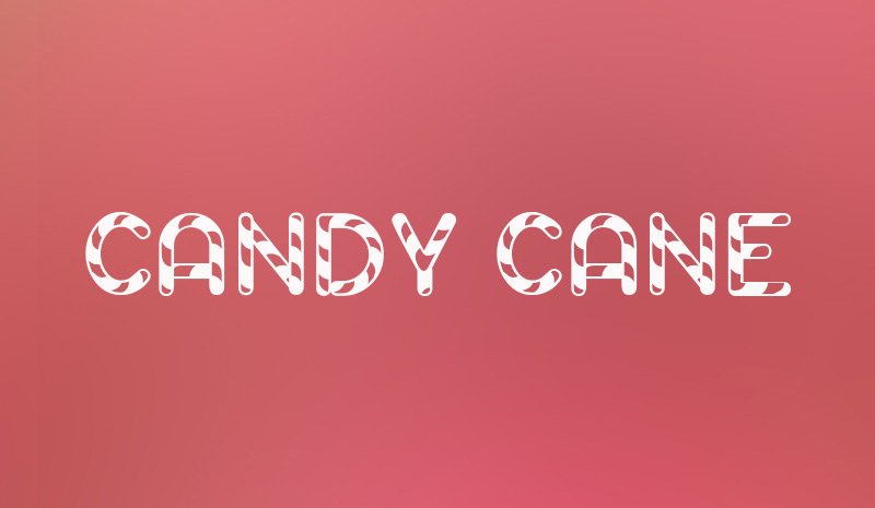 candy-cane-free-font