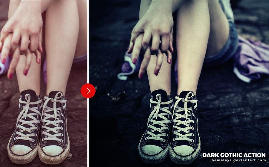 Dark Gothic Photoshop Action