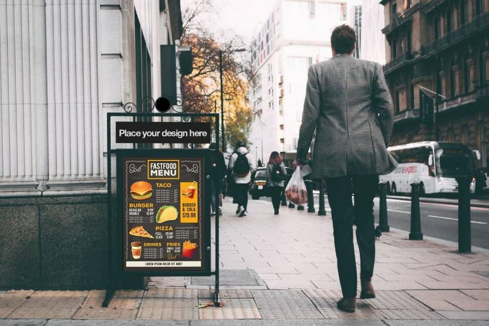 Billboard on Street Free Mockup