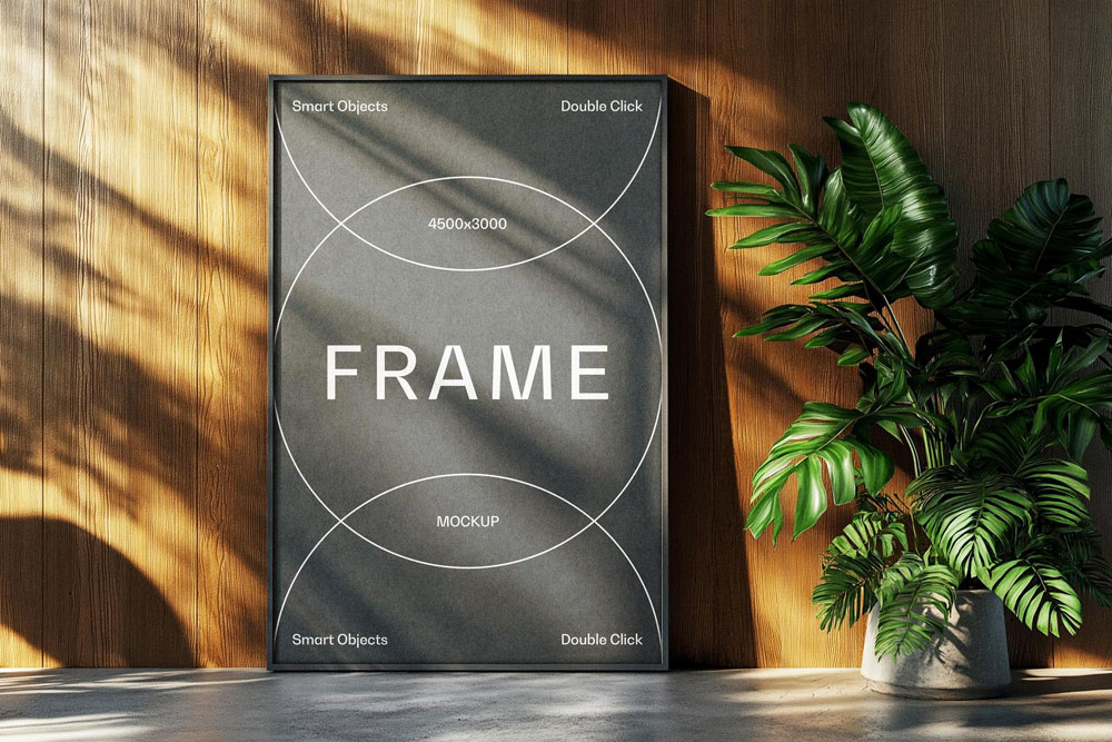 Free Interior Frame Mockup