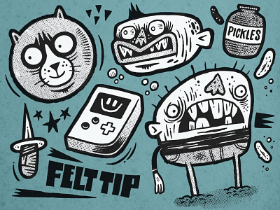 Felt Tip v1.0 - Free! Procreate Brush