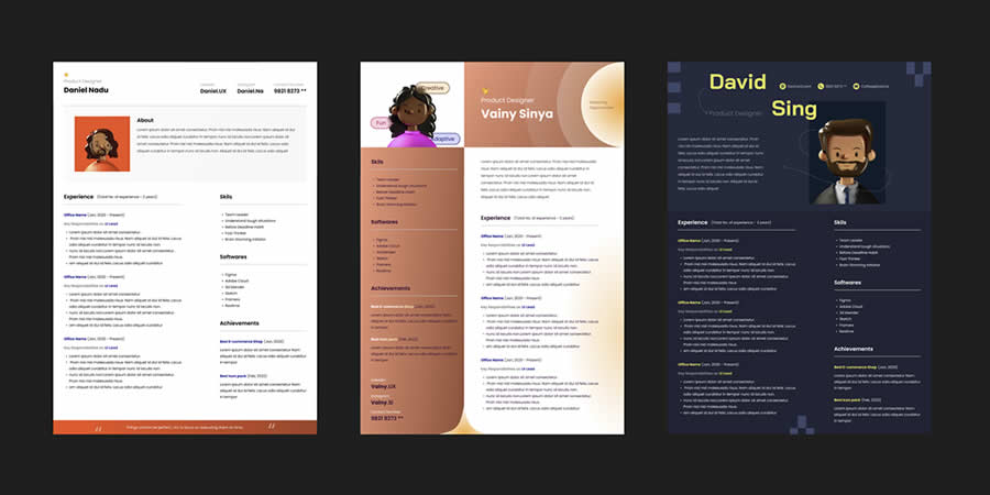 Free Modern Figma Resume Template