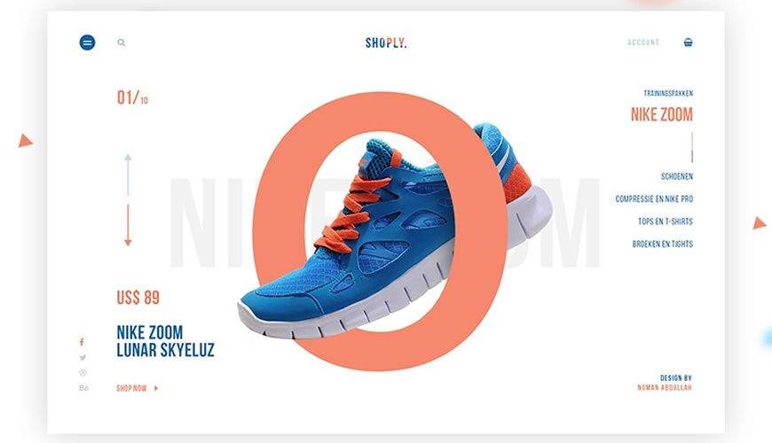 Shoply Landing Page PSD Веб-шаблон Adobe Photoshop