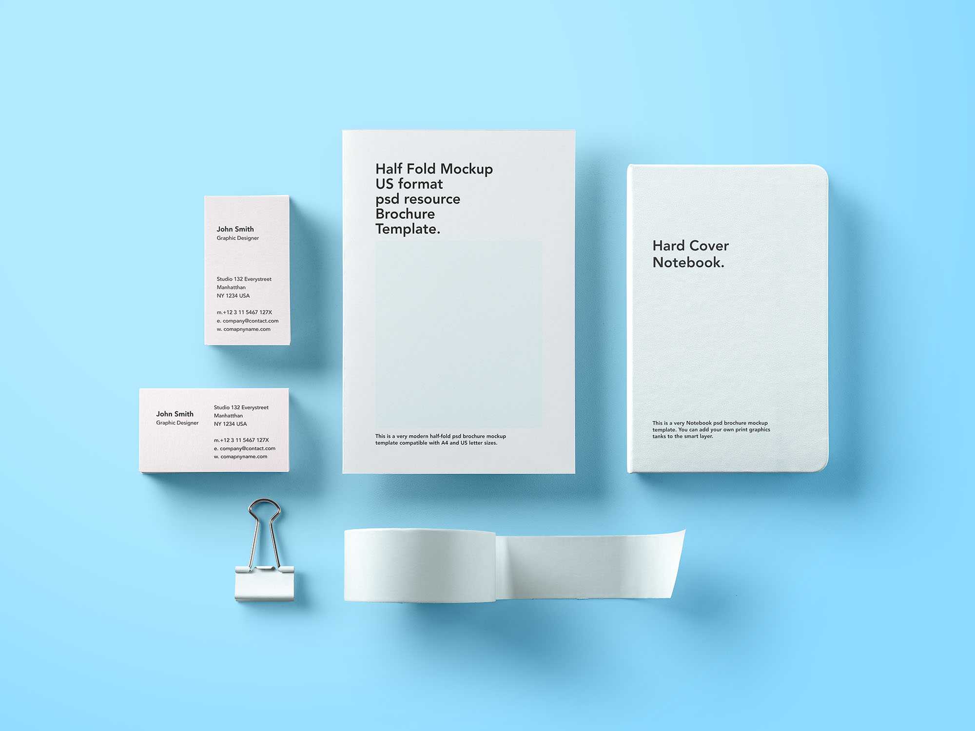 Basic Stationery Mockup