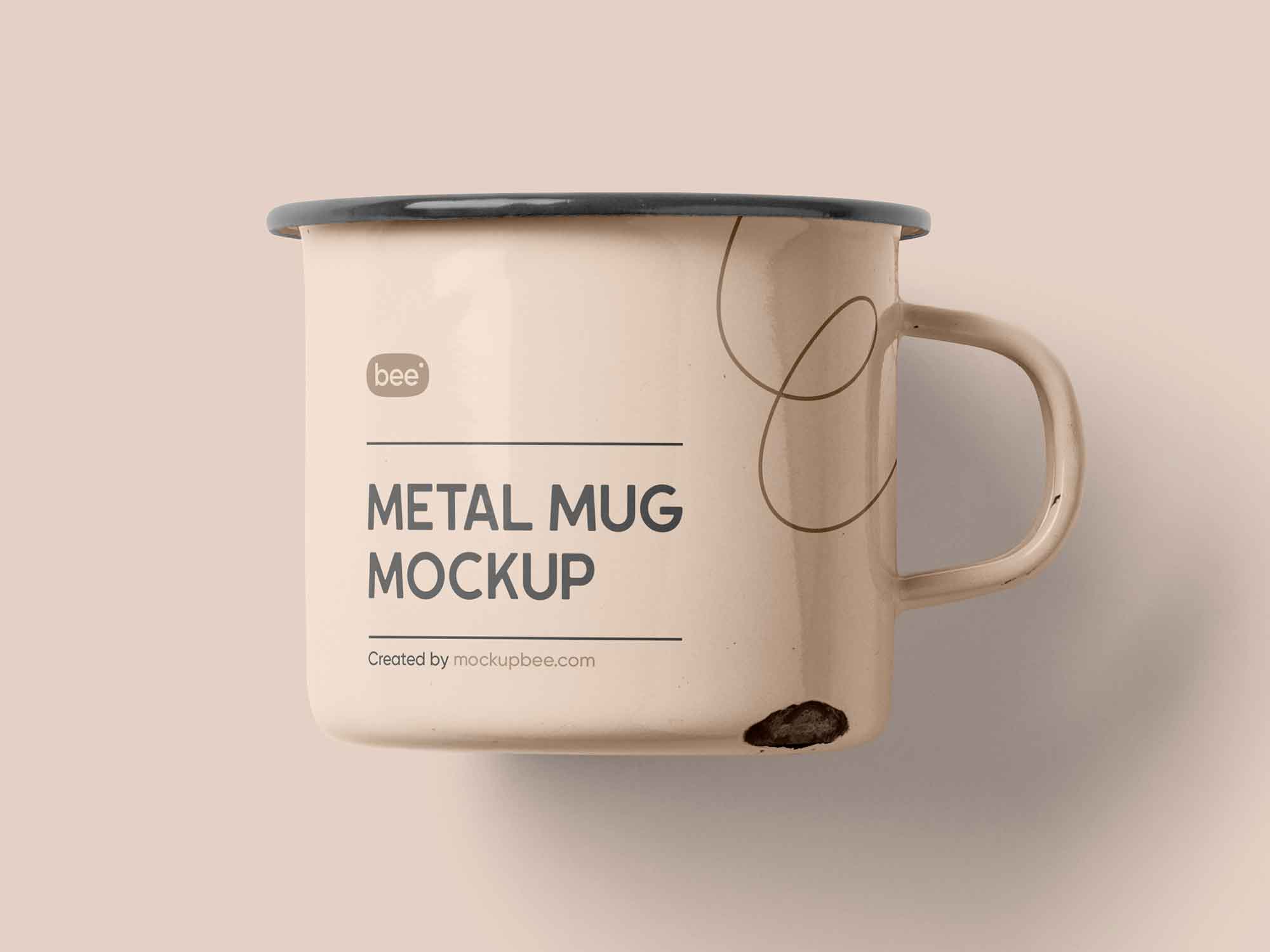 Metal Mug Mockup