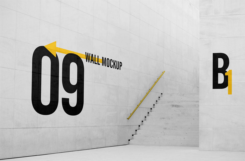 Free Big Wall Mockup