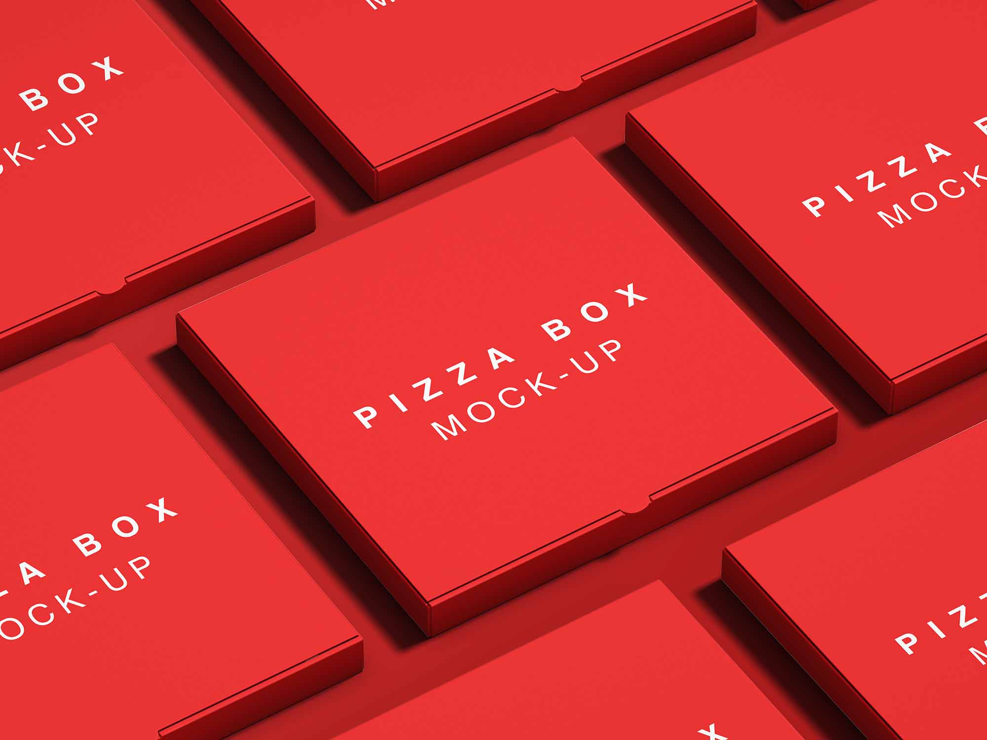 Pizza Package Box Mockup