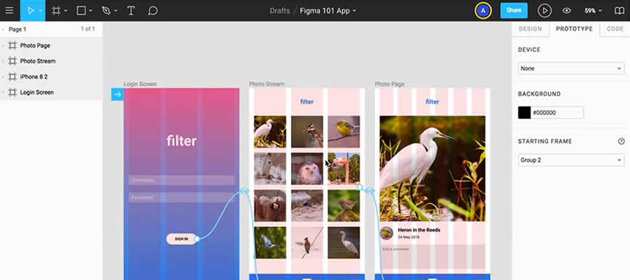 Create and Test a Prototype in Figma
