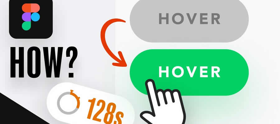 How to Create a Button With Hover Functionality in Figma Tutorial
