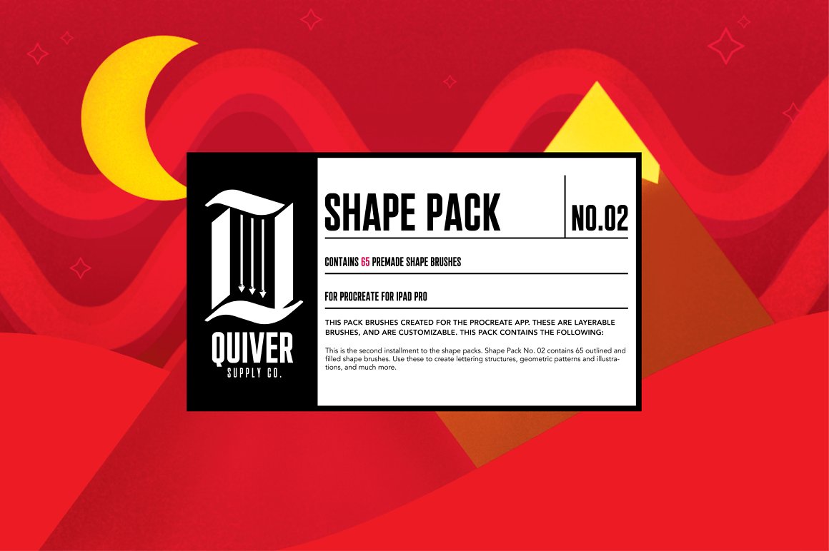 Procreate Shape Brush Pack 02