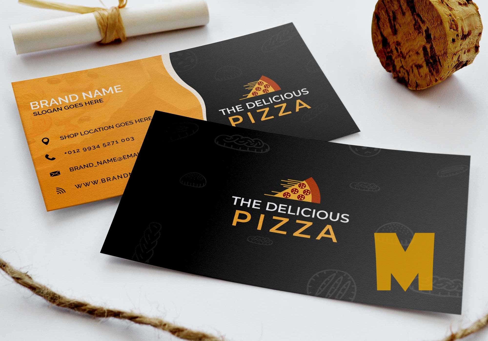 Free Item Business Card Mockup 1