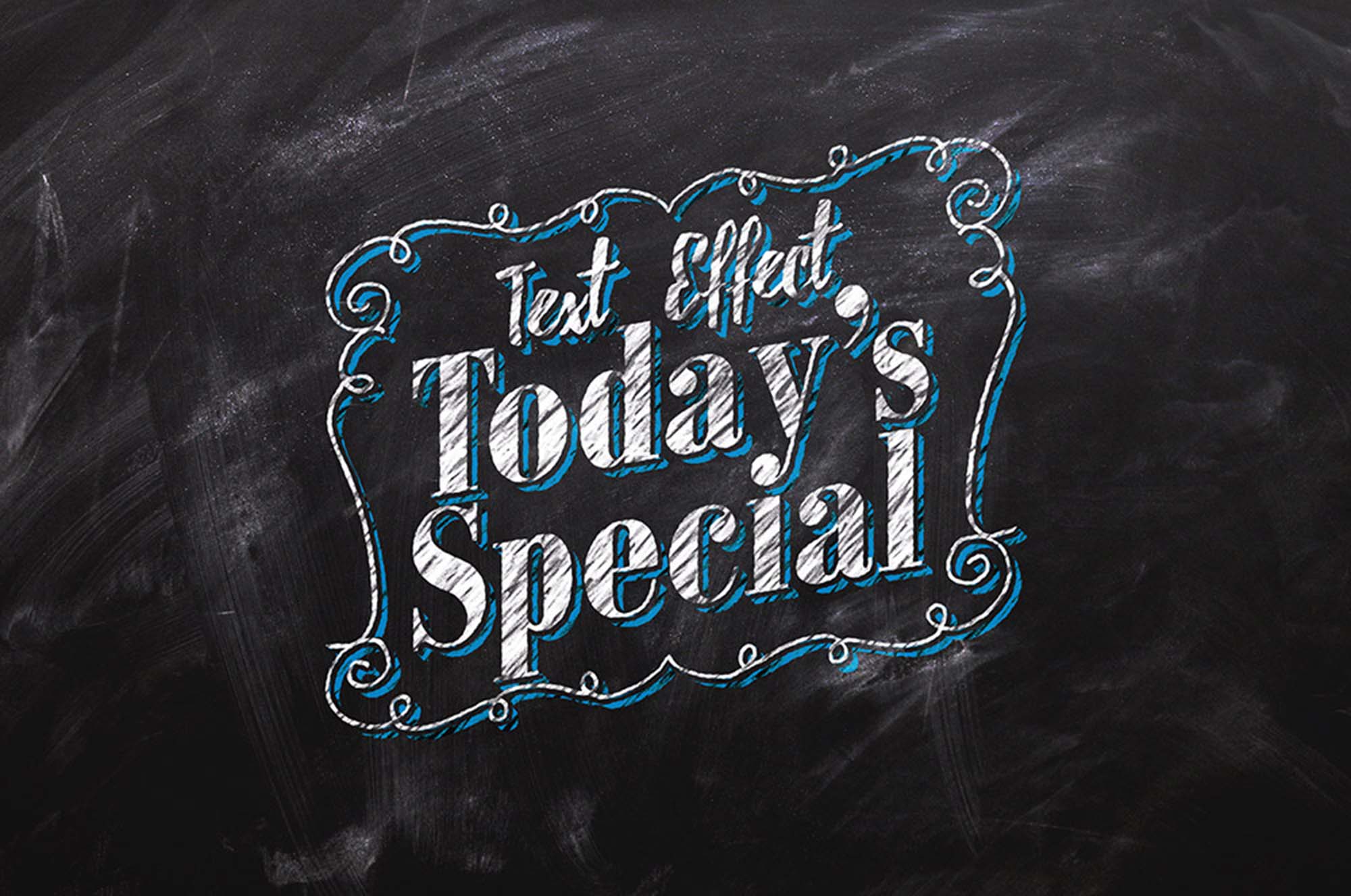 Chalkboard Text Effect