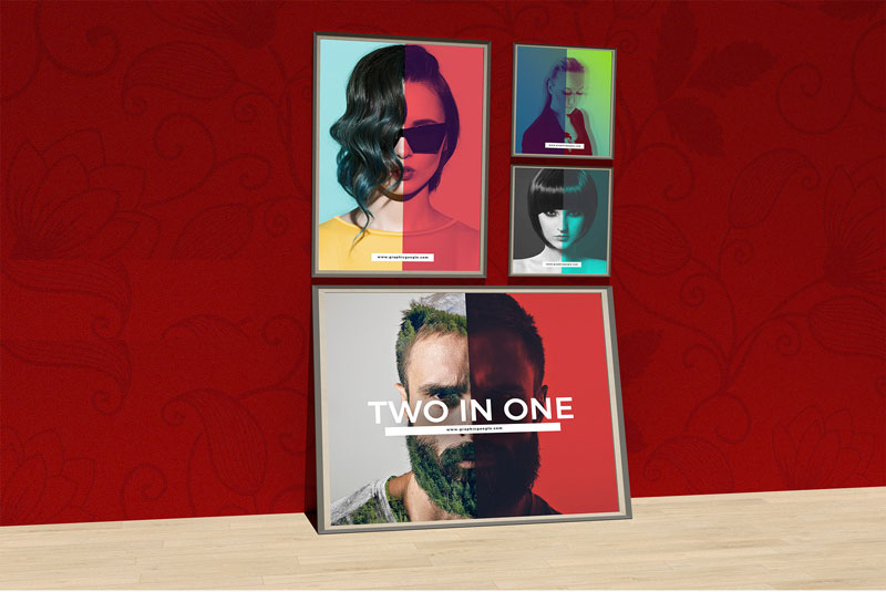 Free Interior Frames Mockup