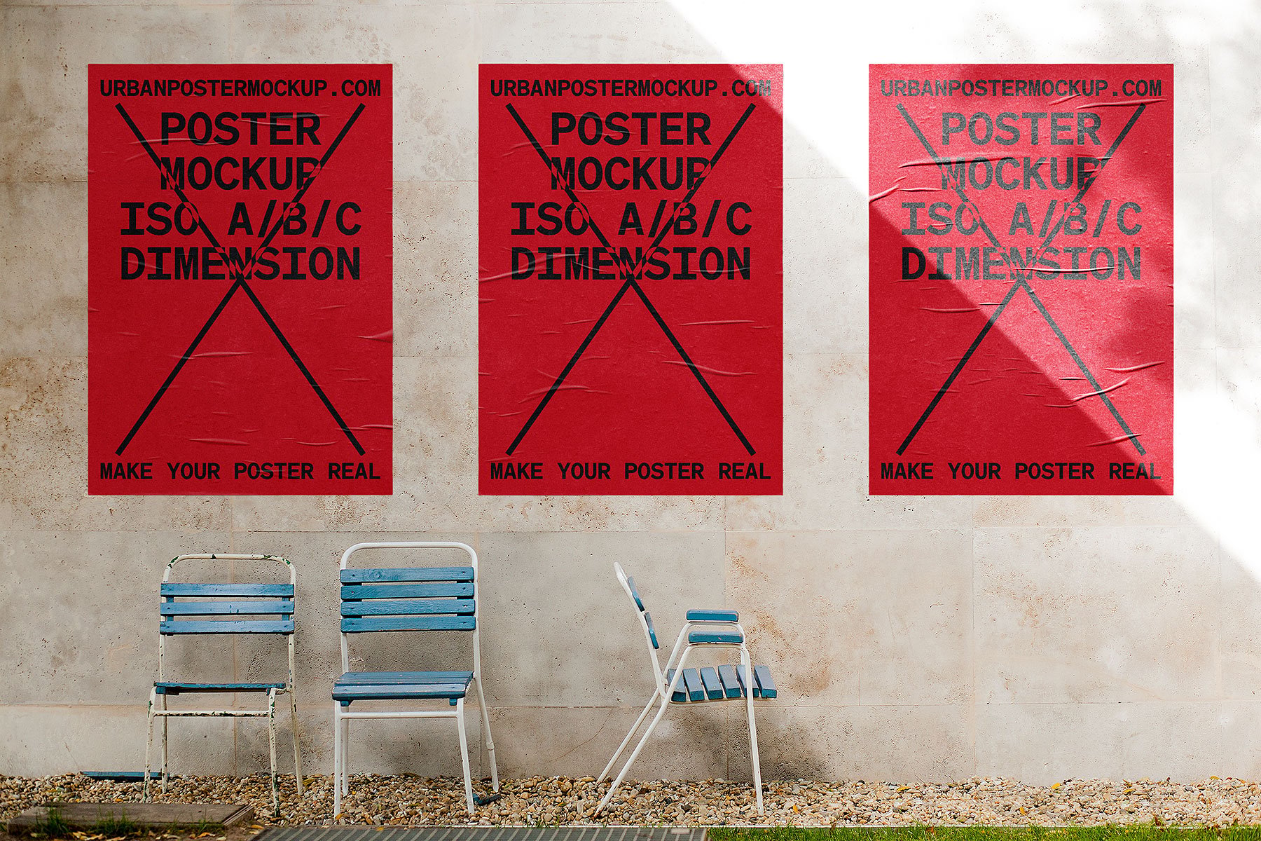 Urban Poster Free Mockups