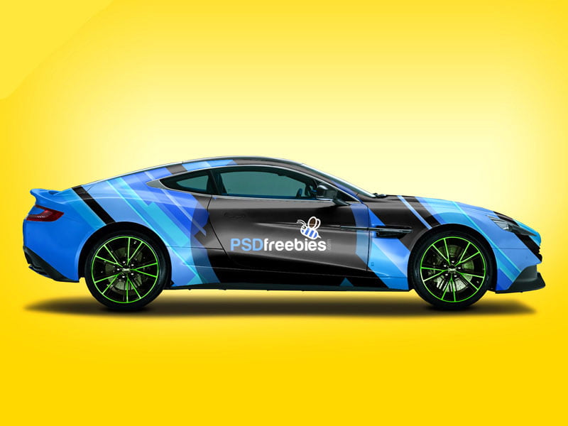 Free Car Branding Mockup