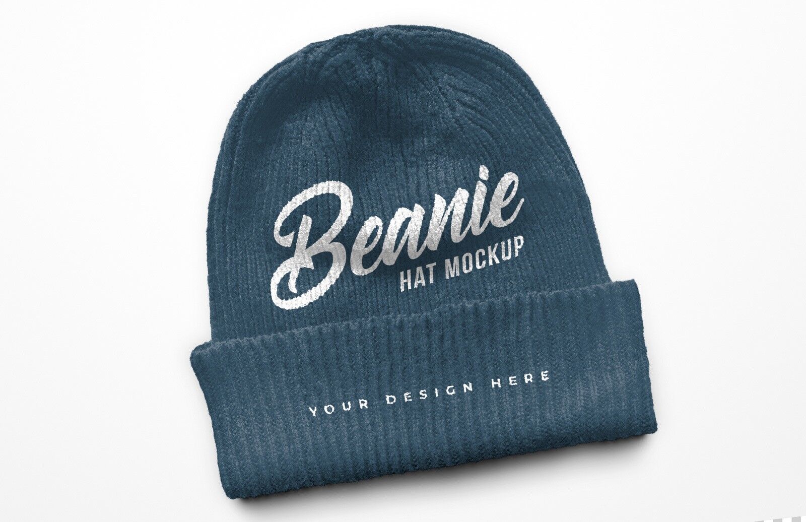 Mockup Showing a Photo-realistic Beanie Hat FREE PSD