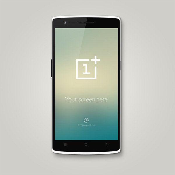 OnePlus One Mockup PSD
