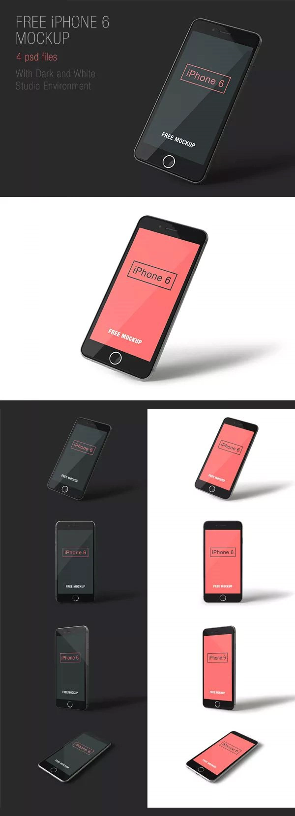 iPhone 6 PSD Mockups