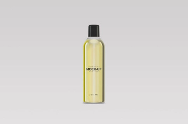 Cosmetic Flip Top Bottle Mockup