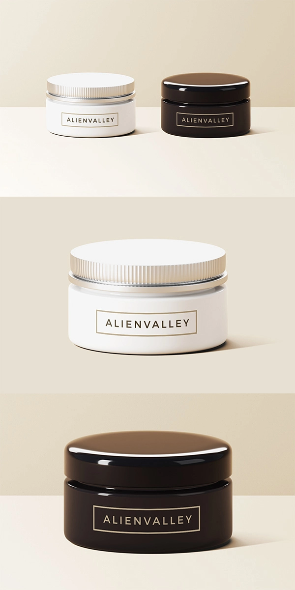 2 Cosmetics Jar Mockups