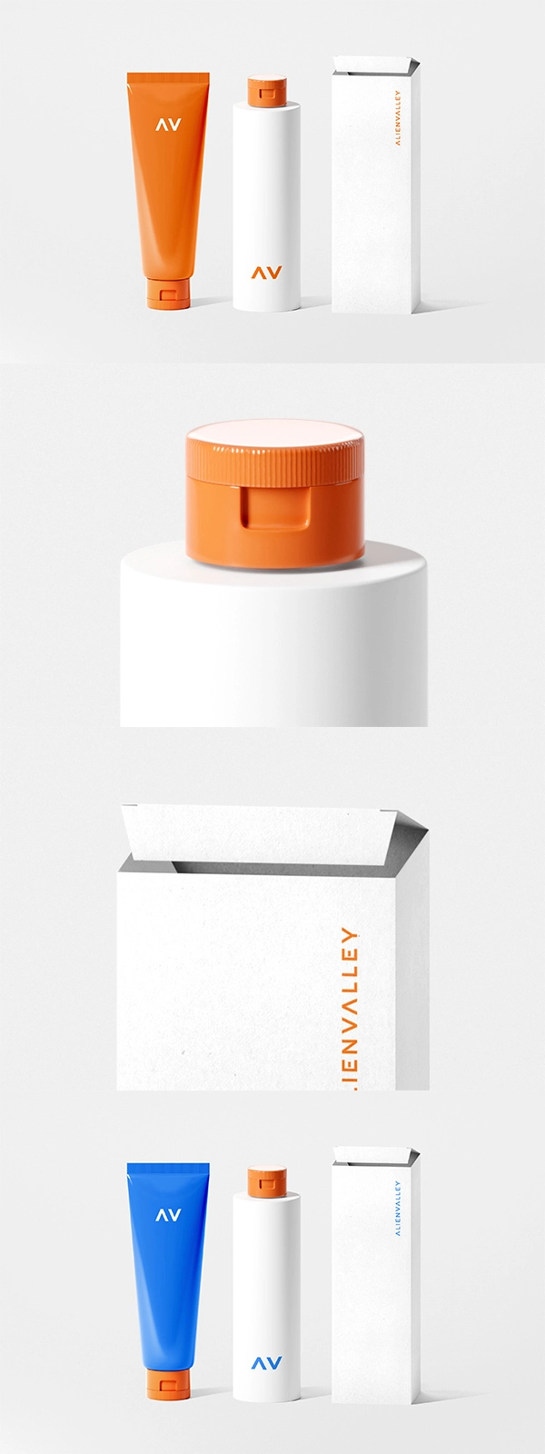 Cosmetic Set Mockup