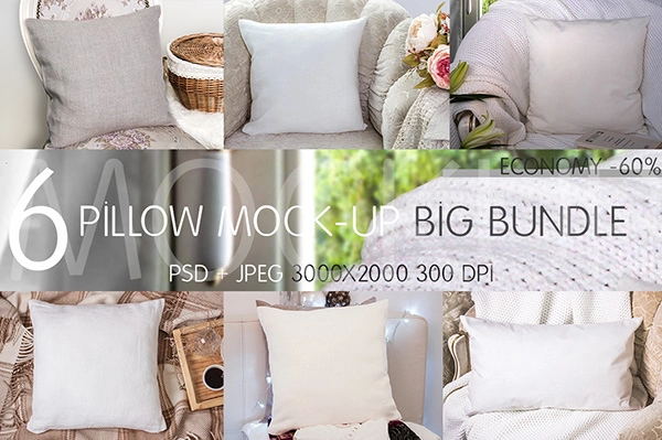 Pillow Mock-up Big Bundle