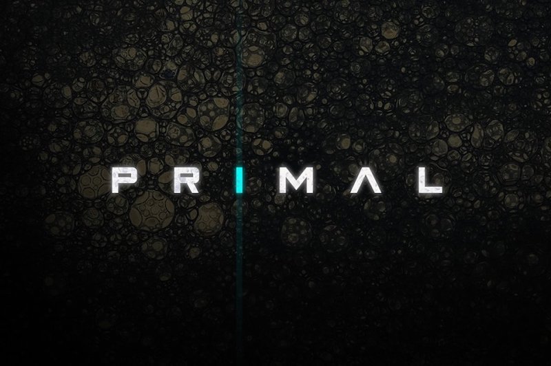 Primal - Old Horror Science Fiction Movies Inspired Font