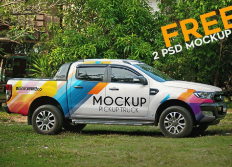 Pickup-Truck-2-Free-PSD-Mockups