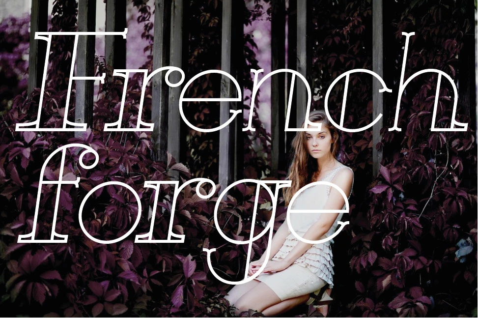 French forge typeface + FREE download :: Behance