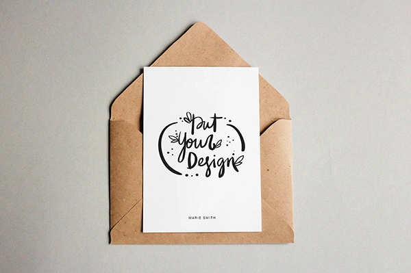 Free Postcard Mockup