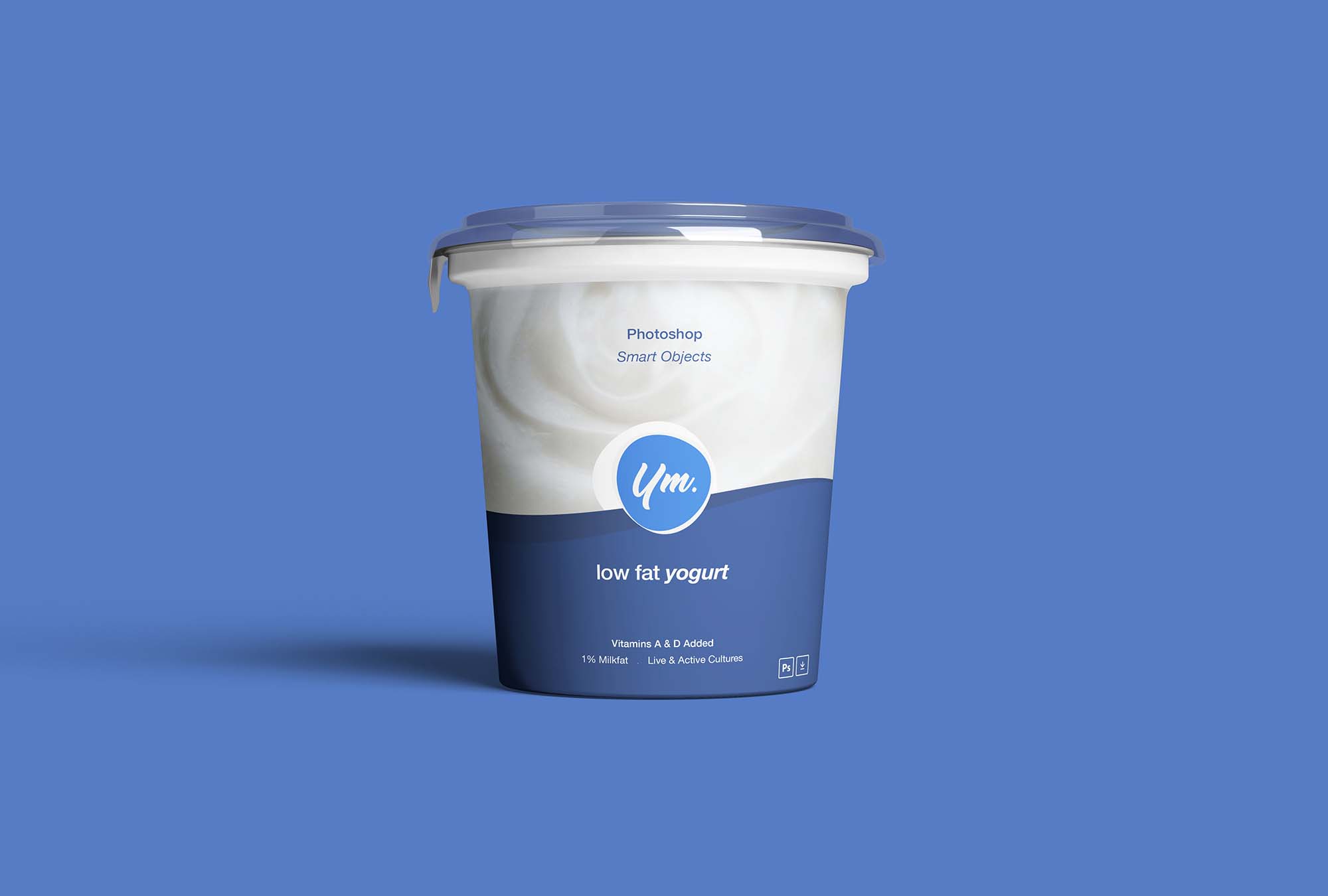 Free Yogurt Package Mockup