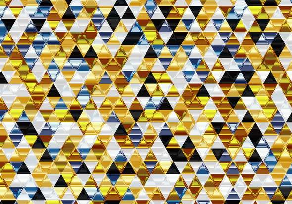 Triangular mosaic texture