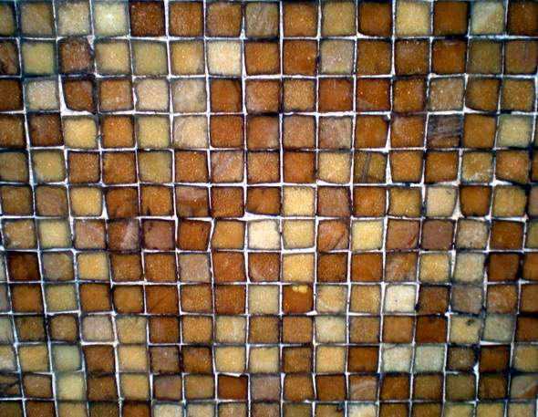 Brown mosaic texture