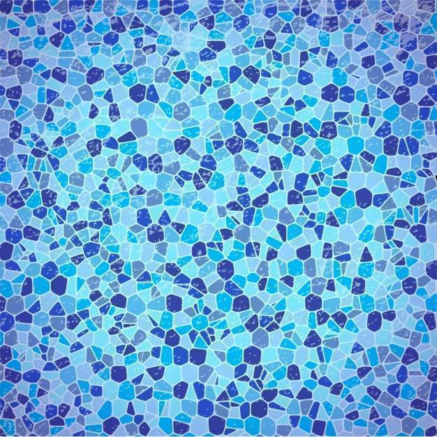 Blue abstract mosaic texture