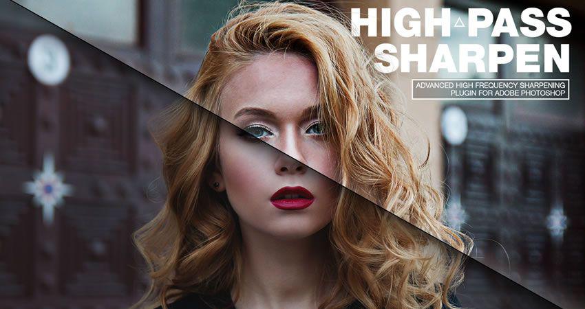Highpass Sharpen Photoshop Плагин Фотограф Плагин